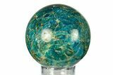 Bright Blue Apatite Sphere - Madagascar #293555-1